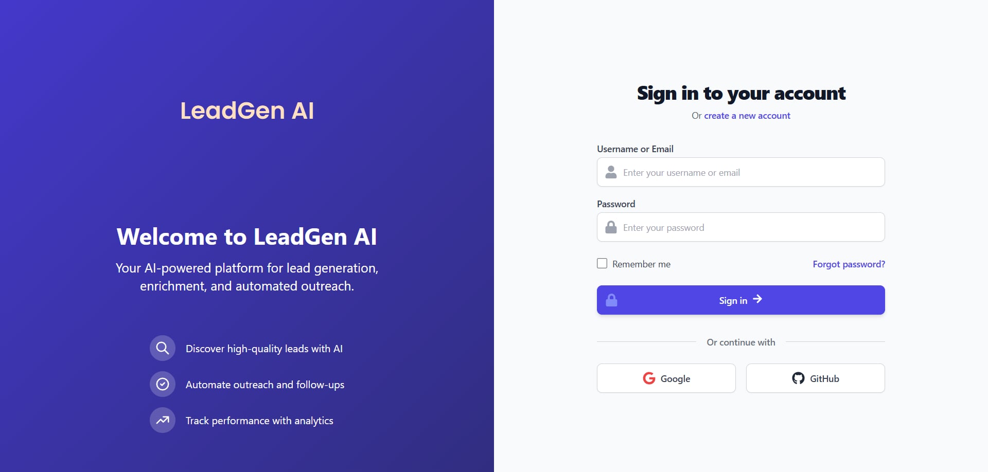 AI-Powered Lead Generation Tool